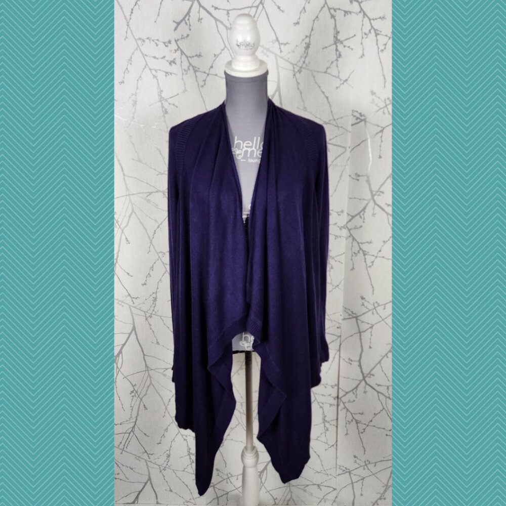 Lululemon Purple Boolux Knit Express Yourself Waterfall Cardigan Whimsigoth